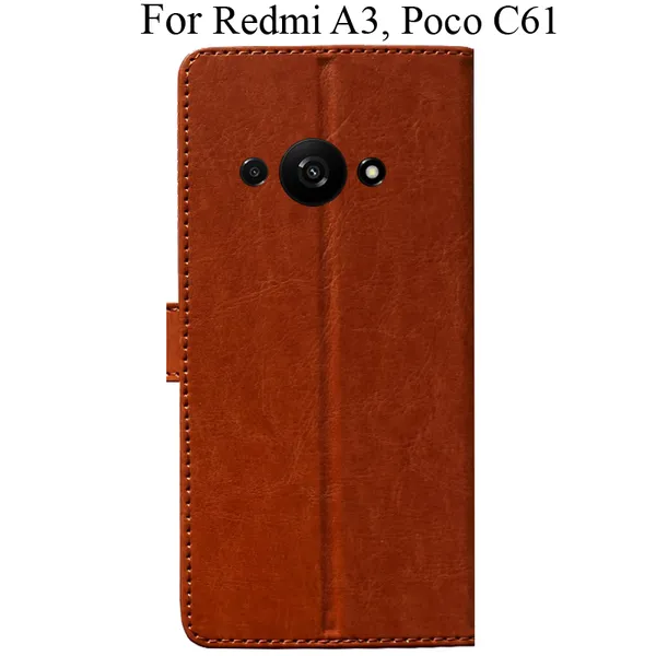 Orange_Premium_Flip_Cover_For_Poco_C61,_Redmi_A3_(2024)