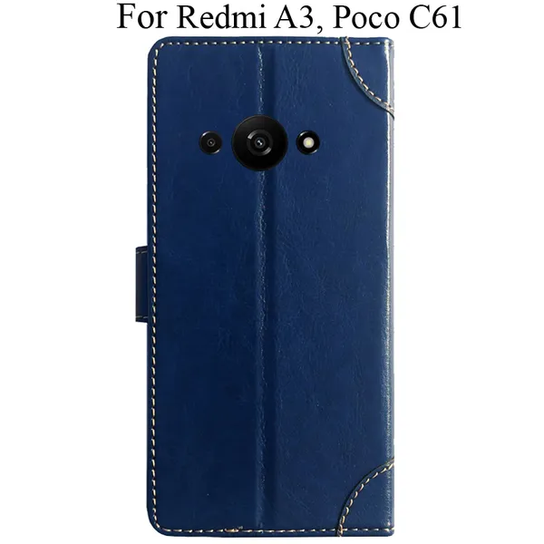 Blue_Premium_Flip_Cover_For_Poco_C61,_Redmi_A3_(2024)