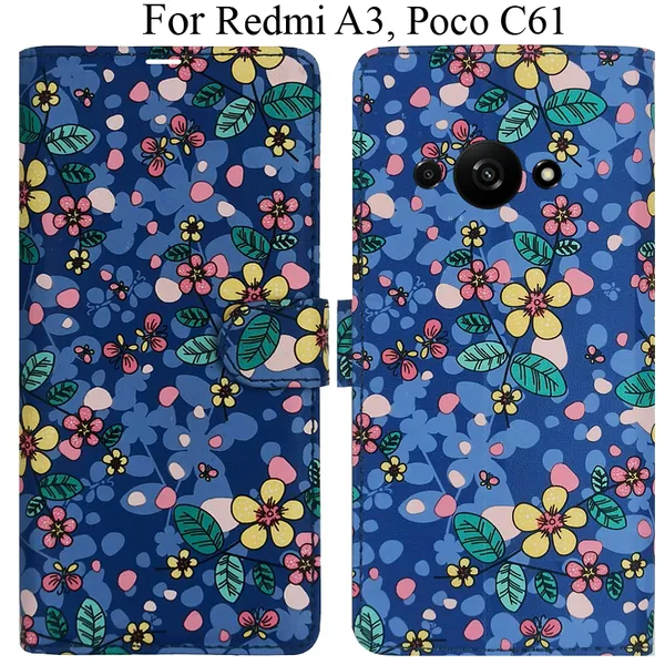 Blue_Premium_Flip_Cover_For_Poco_C61,_Redmi_A3_(2024)