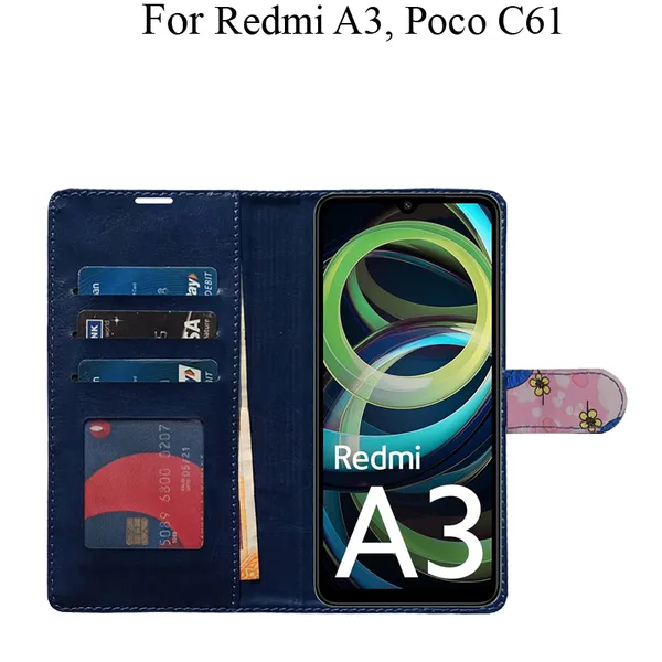 Pink_Premium_Flip_Cover_For_Poco_C61,_Redmi_A3_(2024)