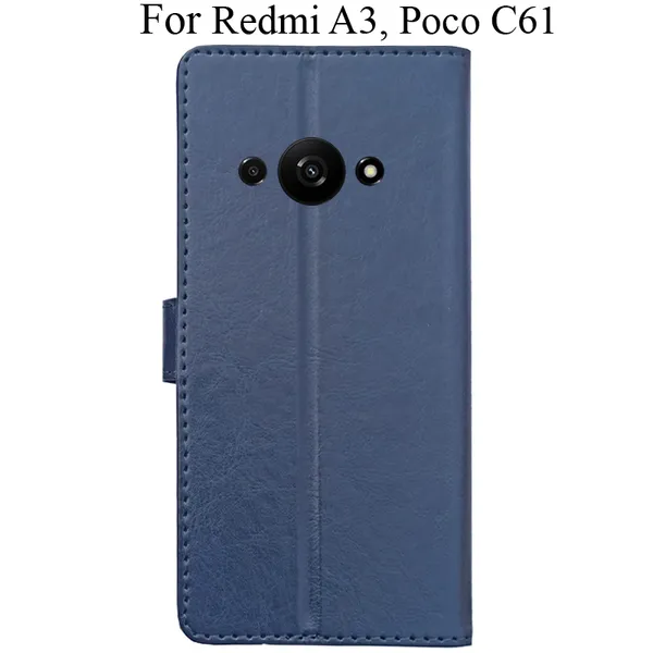 Blue_Premium_Flip_Cover_For_Poco_C61,_Redmi_A3_(2024)