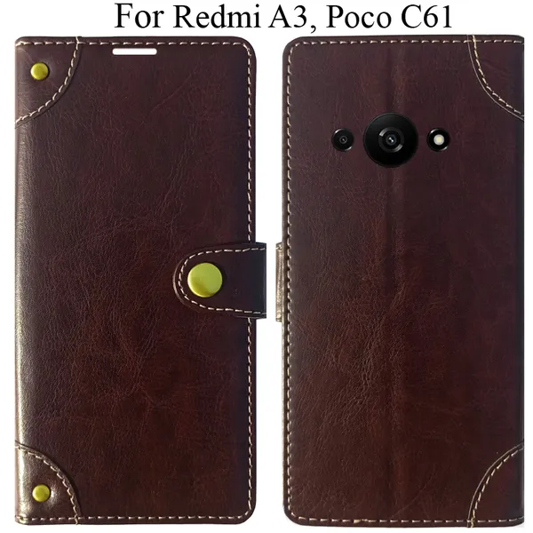 Beige_Premium_Flip_Cover_For_Poco_C61,_Redmi_A3_(2024)