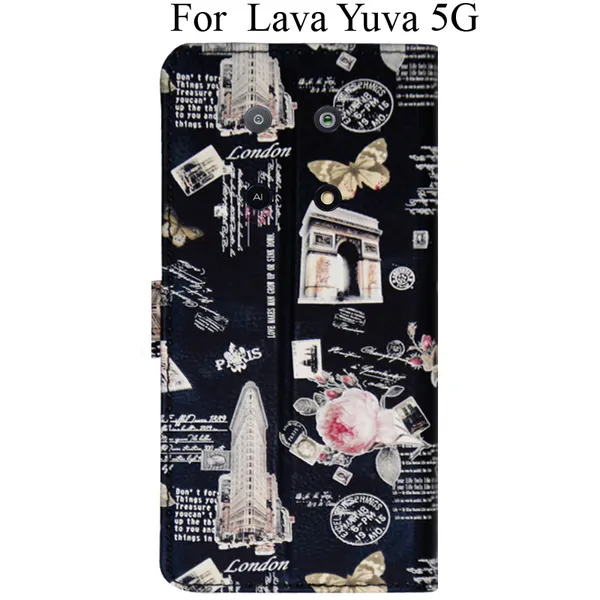 Black_Premium_Flip_Cover_For_Lava_Yuva_5G