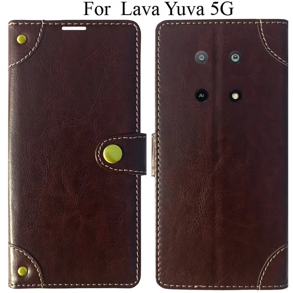 Beige_Premium_Flip_Cover_For_Lava_Yuva_5G