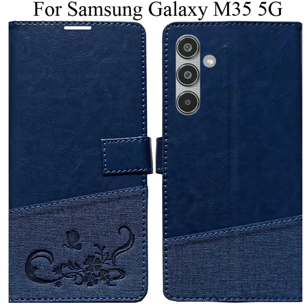 Blue_Premium_Flip_Cover_For_Samsung_Galaxy_M35_5G