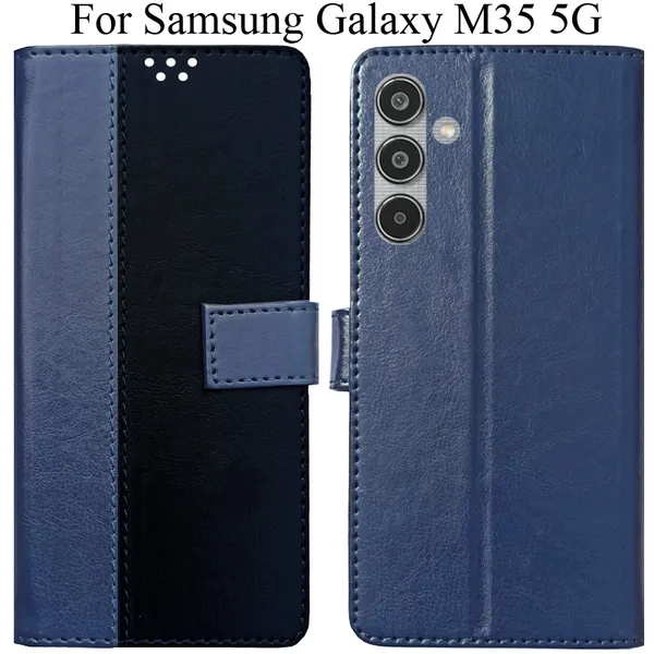 Black_Premium_Flip_Cover_For_Samsung_Galaxy_M35_5G