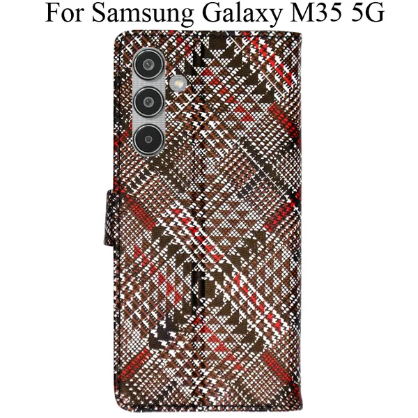 Red_Premium_Flip_Cover_For_Samsung_Galaxy_M35_5G