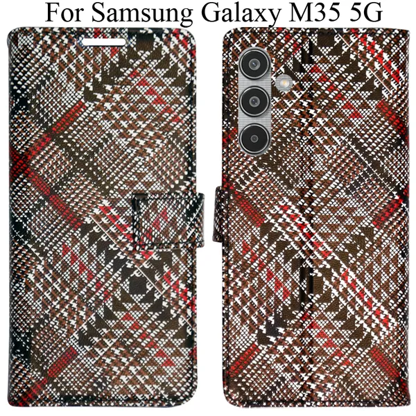 Red_Premium_Flip_Cover_For_Samsung_Galaxy_M35_5G