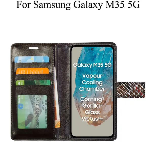 Red_Premium_Flip_Cover_For_Samsung_Galaxy_M35_5G