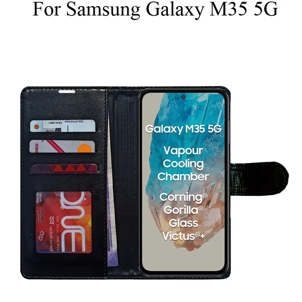 Black_Premium_Flip_Cover_For_Samsung_Galaxy_M35_5G