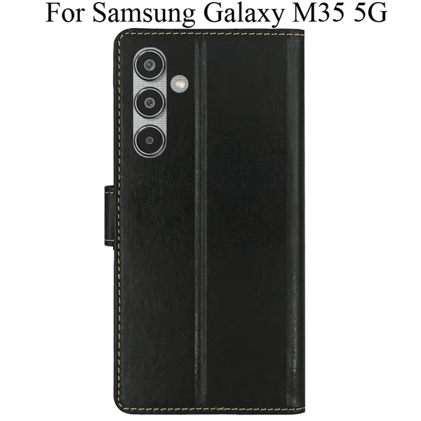 Black_Premium_Flip_Cover_For_Samsung_Galaxy_M35_5G