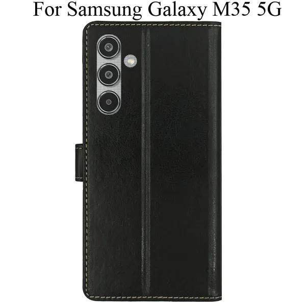 Brown_Premium_Flip_Cover_For_Samsung_Galaxy_M35_5G
