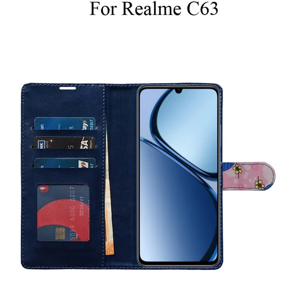 Pink_Premium_Flip_Cover_For_Realme_C63