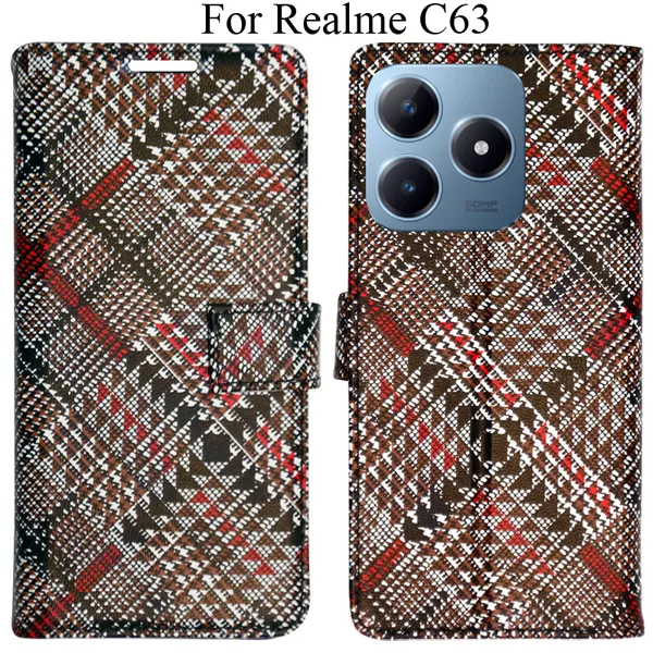 Red_Premium_Flip_Cover_For_Realme_C63