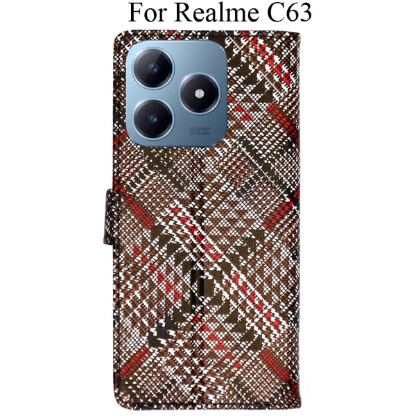 Red_Premium_Flip_Cover_For_Realme_C63