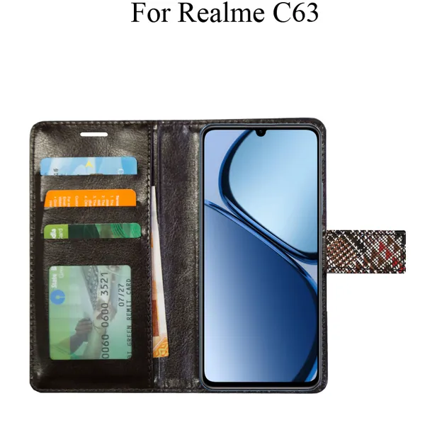 Red_Premium_Flip_Cover_For_Realme_C63