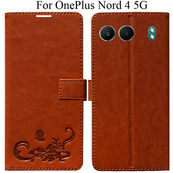 Orange_Premium_Flip_Cover_For_Oneplus_Nord_4_5G