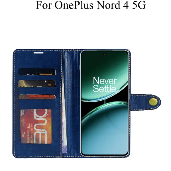 Blue_Premium_Flip_Cover_For_Oneplus_Nord_4_5G