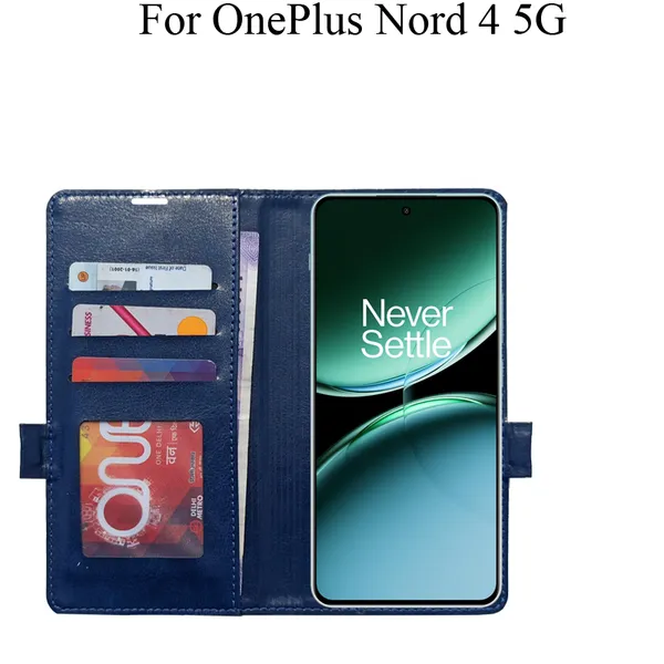 Blue_Premium_Flip_Cover_For_Oneplus_Nord_4_5G