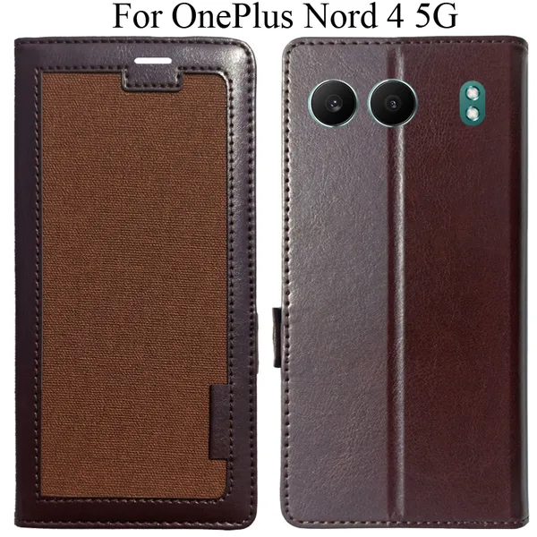 Brown_Premium_Flip_Cover_For_Oneplus_Nord_4_5G