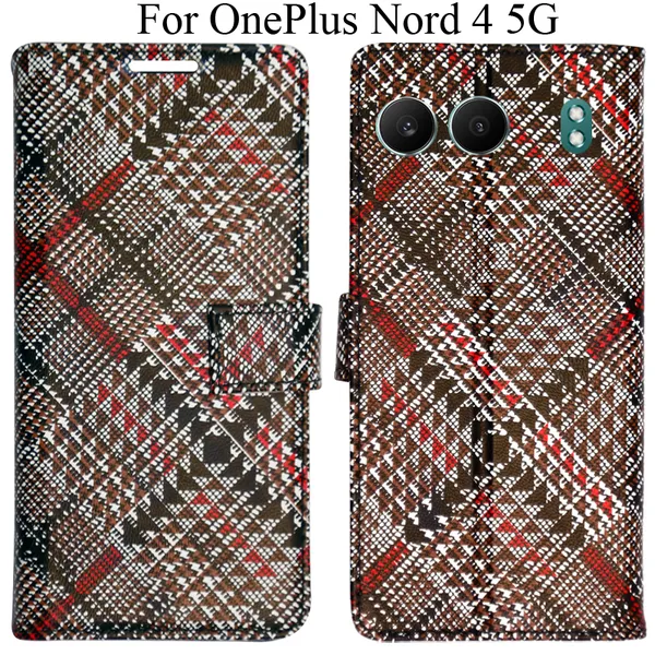 Red_Premium_Flip_Cover_For_Oneplus_Nord_4_5G