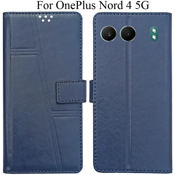 Blue_Premium_Flip_Cover_For_Oneplus_Nord_4_5G