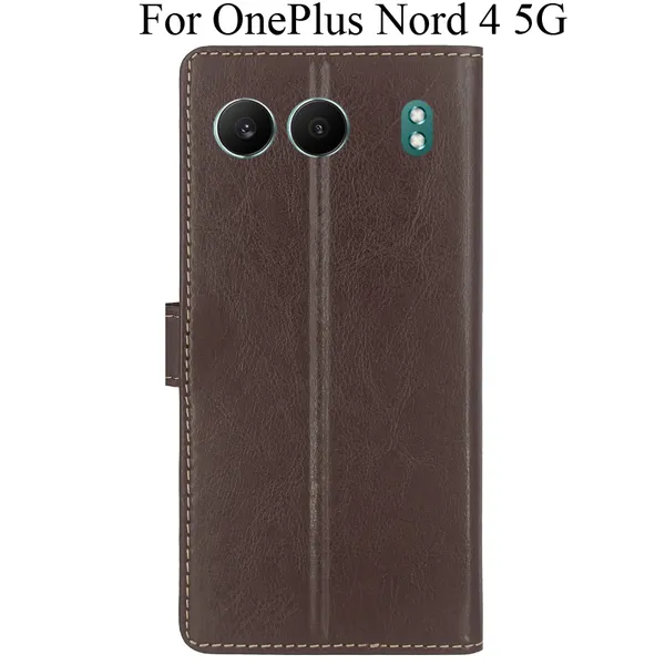Brown_Premium_Flip_Cover_For_Oneplus_Nord_4_5G