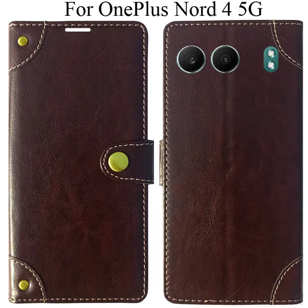 Beige_Premium_Flip_Cover_For_Oneplus_Nord_4_5G