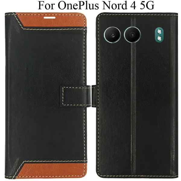 Brown_Premium_Flip_Cover_For_Oneplus_Nord_4_5G
