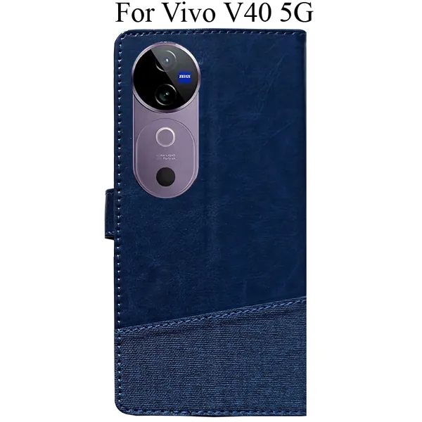 Blue_Premium_Flip_Cover_For_Vivo_V40_5G