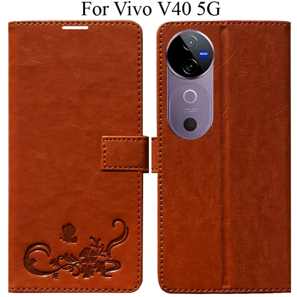 Orange_Premium_Flip_Cover_For_Vivo_V40_5G