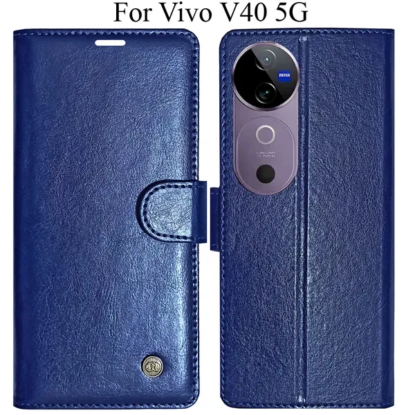 Blue_Premium_Flip_Cover_For_Vivo_V40_5G
