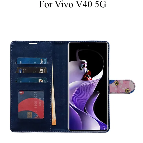 Pink_Premium_Flip_Cover_For_Vivo_V40_5G