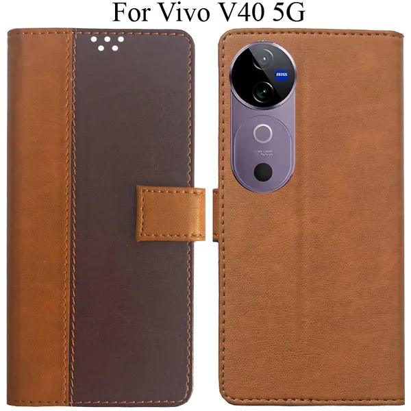 Brown_Premium_Flip_Cover_For_Vivo_V40_5G