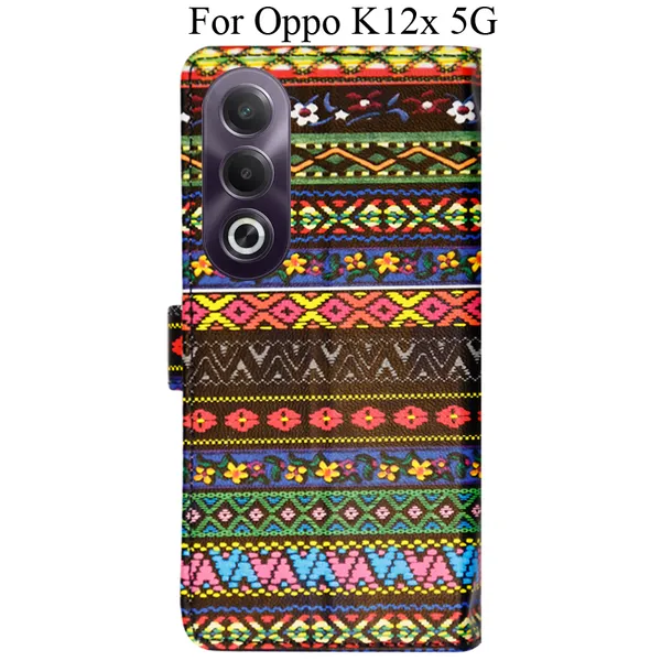 Multicolor_Premium_Flip_Cover_For_Oppo_K12X_5G