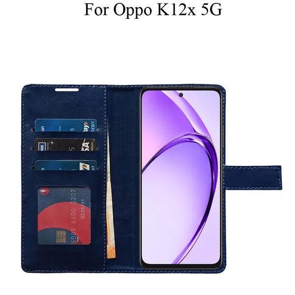 Blue_Premium_Flip_Cover_For_Oppo_K12X_5G