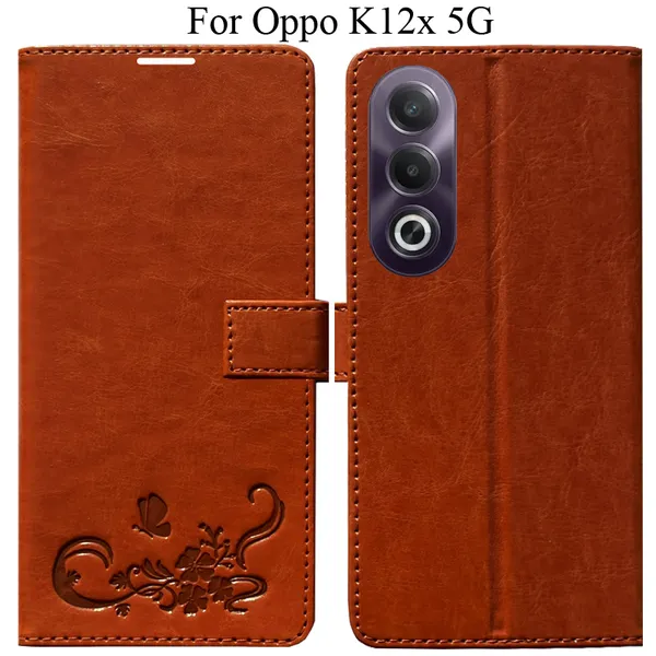 Orange_Premium_Flip_Cover_For_Oppo_K12X_5G
