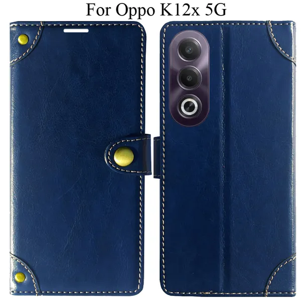 Blue_Premium_Flip_Cover_For_Oppo_K12X_5G