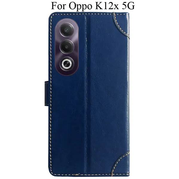 Blue_Premium_Flip_Cover_For_Oppo_K12X_5G