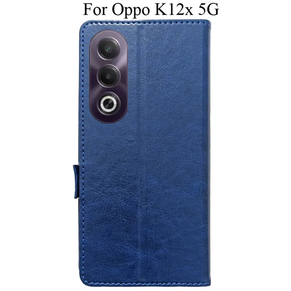 Blue_Premium_Flip_Cover_For_Oppo_K12X_5G