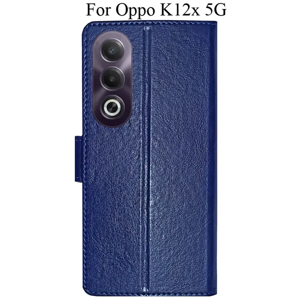 Blue_Premium_Flip_Cover_For_Oppo_K12X_5G