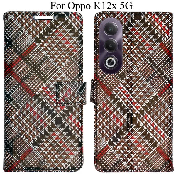 Red_Premium_Flip_Cover_For_Oppo_K12X_5G