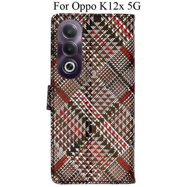 Red_Premium_Flip_Cover_For_Oppo_K12X_5G