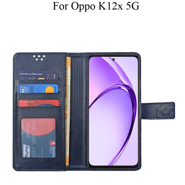 Blue_Premium_Flip_Cover_For_Oppo_K12X_5G
