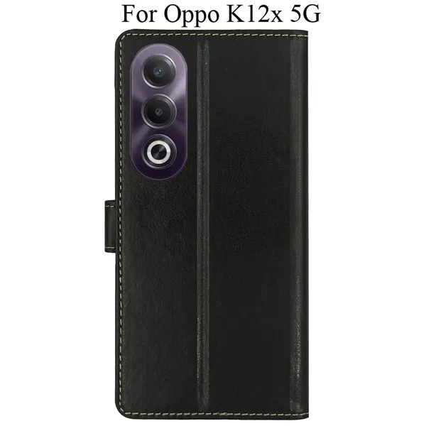 Brown_Premium_Flip_Cover_For_Oppo_K12X_5G