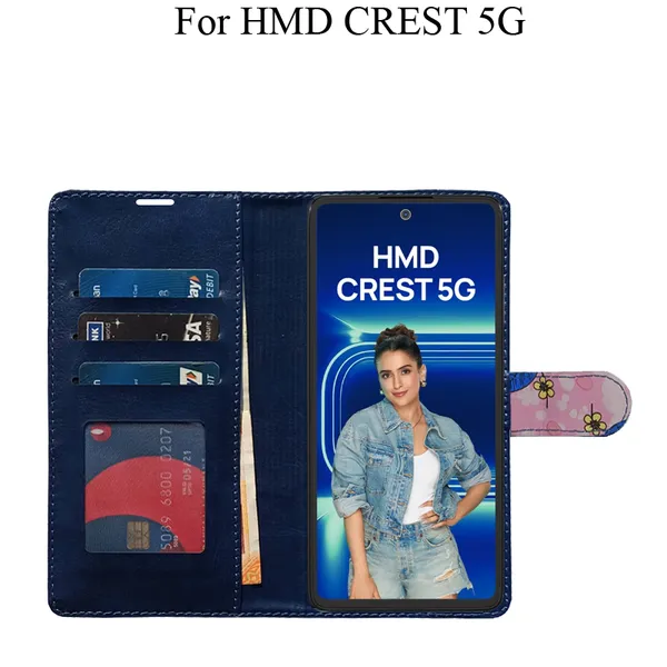 Pink_Premium_Flip_Cover_For_Hmd_Crest_5G