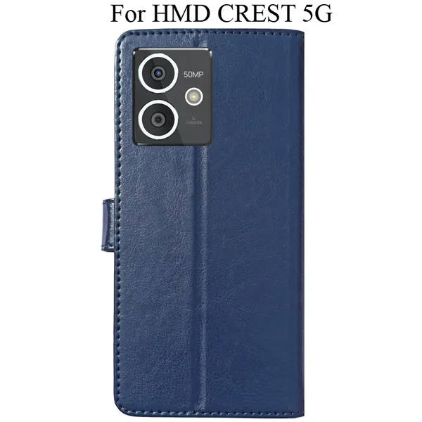 Black_Premium_Flip_Cover_For_Hmd_Crest_5G