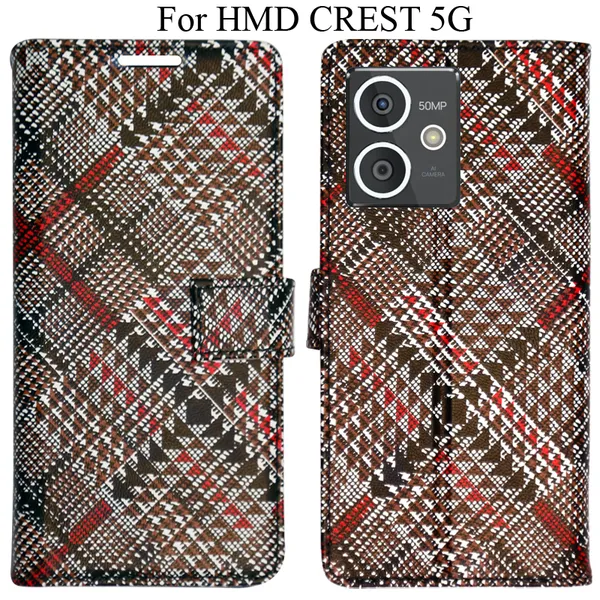 Red_Premium_Flip_Cover_For_Hmd_Crest_5G