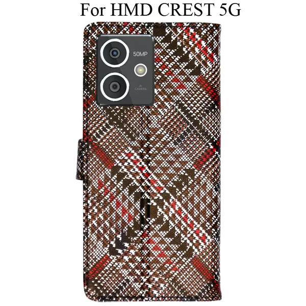 Red_Premium_Flip_Cover_For_Hmd_Crest_5G