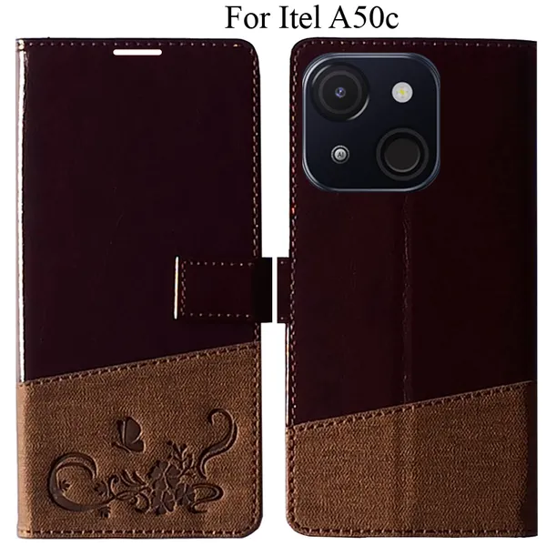 Multicolor_Premium_Flip_Cover_For_Itel_A50C